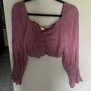 Women’s crop top blouse